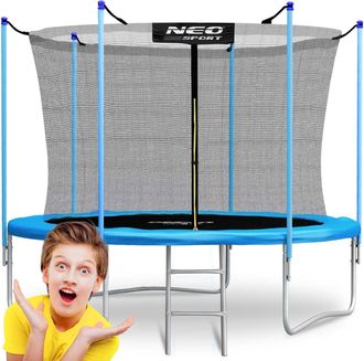 OEM Cama El&aacute;stica De Jard&iacute;n De 183 Cm Con Red Interior Y Escalera Neo-sport