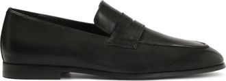 Kazar Zwarte klassieke leren loafers - Heren - Loafers - Zwart - 43 EU - Leer - Schoenen
