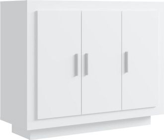 vidaXL Sideboard White 92x35x75 cm Engineered Wood Vidaxl