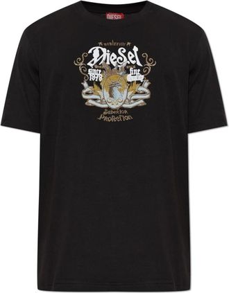Diesel Hombre, Camisetas, Negro, Talla: XS