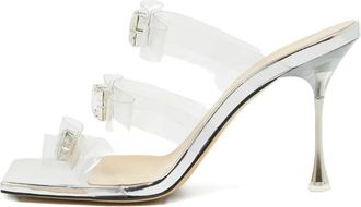 Mach & Mach Sandali con fiocco 95mm - Argento