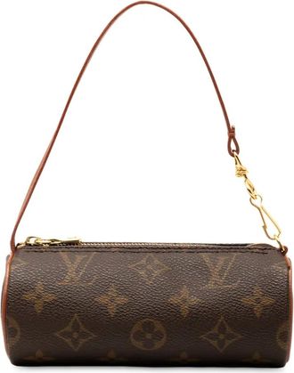Louis Vuitton 1990-2010 Monogram Papillon Pochette handbag - Bruin