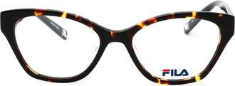 Fila VFI186 Cat-Eye Acetate Eyeglasses - Tortoiseshell