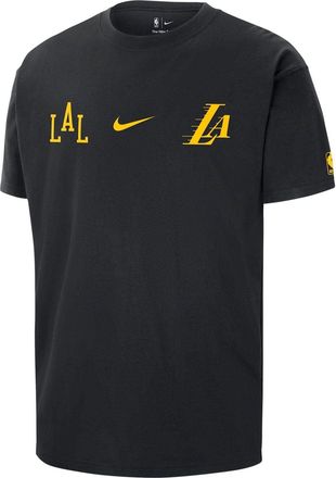 Nike NBA Los Angeles Lakers 2023/24 City Edition Courtside Max90 T-shirt Asia Sizing Black FN2007-010