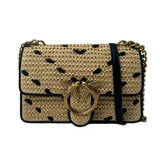 Pinko Cross Body Bags, female, Beige, Size: ONE SIZE Bags