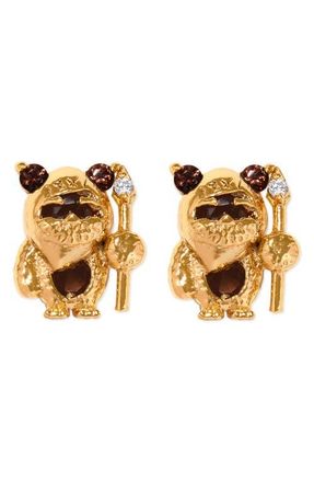 Girls Crew Star Wars Ewok Stud Earrings in Gold at Nordstrom