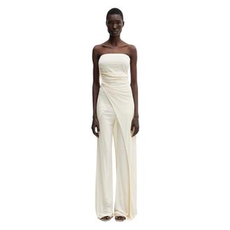 Rick Owens Top sin hombros - Jumpsuits & Playsuits - Mujer - Beige - L