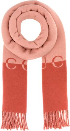 Gucci Two Tone Wool Blend Scarf