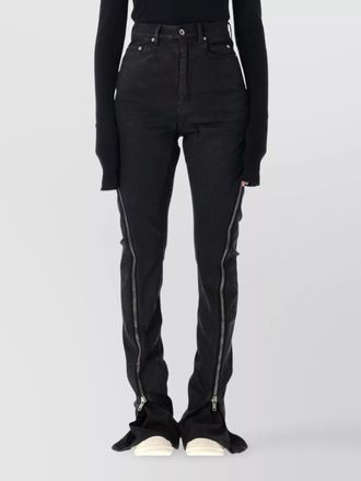 Rick Owens high waist flared trousers full length