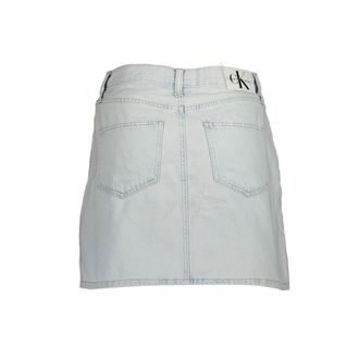 Calvin Klein Washed Denim Skirt - Blue