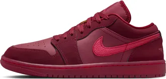 Nike Jordan Womens Air Jordan 1 Low SE Shoes in Red | IB7012-600