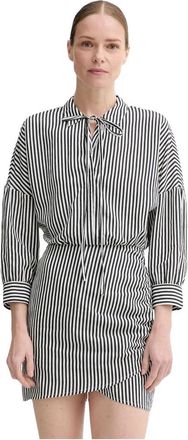 Sessun Shirt Dress - Dames - Korte kleedjes - Grijs - L - Kleedjes