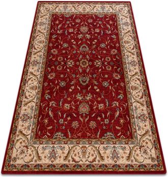 RugsX Rugsx - Alfombra De Lana Omega Aries Flores Rojo Rub&iacute; Red 100x150 Cm
