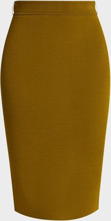 Tom Ford Knit Knee-Length Pencil Skirt