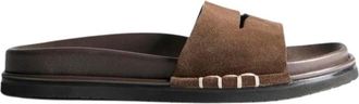 J.W.Anderson Fussbett Loafer Slide - Dames - Sandalen - Bruin - 38 EU - Su&egrave;de - Schoenen