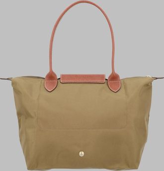 Longchamp Womens Shoulder Bag Le Pliage Original Green Polyamide
