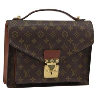 Louis Vuitton Pre-owned Handbags, female, Brown, Size: ONE SIZE Pre-owned Canvas Handbag