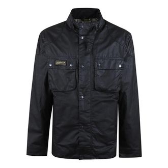 Barbour Zwarte gewaxte katoenen jas - Heren - Zomerjassen - Zwart - XL - Katoen - Jassen