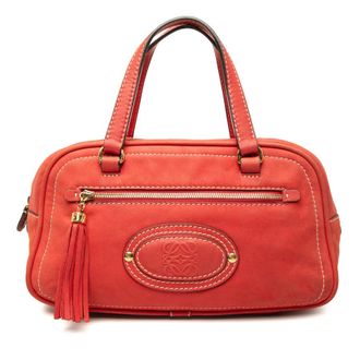 Loewe Pre-owned Loewe Nubuck Anagram Madrid Fringe Handbag Ladies 534FON2GH3NL33JP