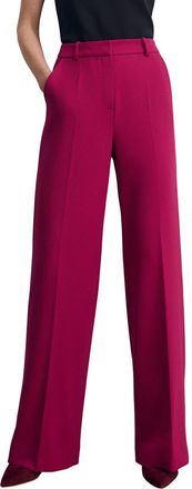 The Fold Adelaide Crepe Trousers in Pink at Nordstrom, Size 12