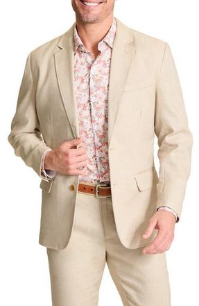 Tommy Bahama Latigo Beach Linen Blend Sport Coat in Stone Khaki at Nordstrom, Size Xx-Large