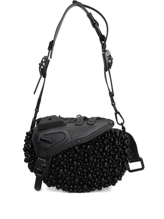Innerraum beaded shoulder bag - women - Fabric/Plastic - One Size - Black