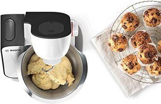 Bosch Mum5 Start Line Universal Robot De Cocina 800 W 3,9 L Naranja, Plata, Transparente, Blanco