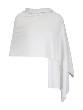 Kinross Cashmere white scarf