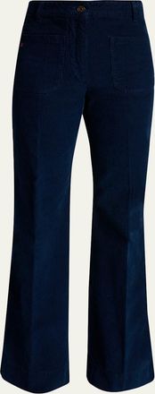 Victoria Beckham Alina Corduroy Flare Jeans