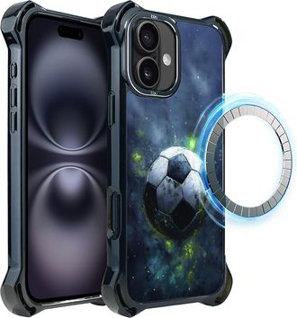 OEM Funda Ibizu Dropguard Ultra Para Iphone 16 Plus Con Magsafe, Move, F&uacute;tbol