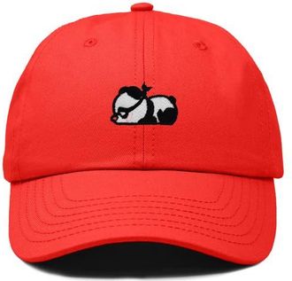 Dalix Pandit Panda Dad Cap in Red at Nordstrom