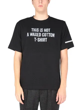 Barbour Printed Cotton T-Shirt - Black