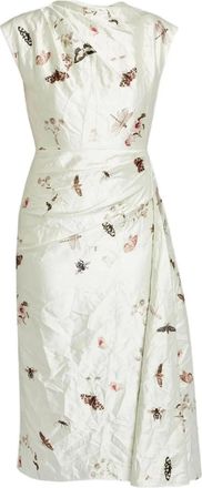 Erdem Abito midi drappeggiato - Toni neutri