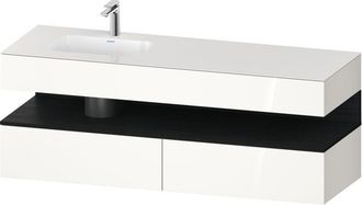 Duravit Qatego Lavabo Encastrado Con Base De Lavabo Consola, - Duravit