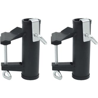 OEM Clips Para Sombrilla De Balc&oacute;n, 2 Unidades, 25-38 Mm, Acero, Accesorios Para Sombrillas Y Velas De Sol, 0,82 Kg - 4003383 - Crezuo