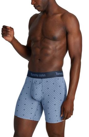 Tommy John Second Skin 6-Inch Boxer Briefs in Blue Horizon Airplane Mode at Nordstrom, Size Xx-Large