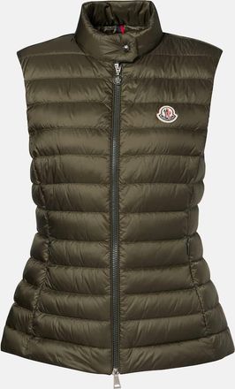 Moncler Piumino senza maniche con logo