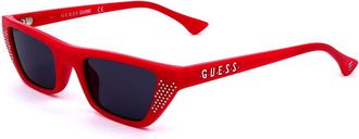 Guess GU8214 66A Mens Sunglasses Red Size 48