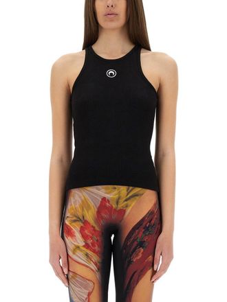 Marine Serre Top With Moon Logo