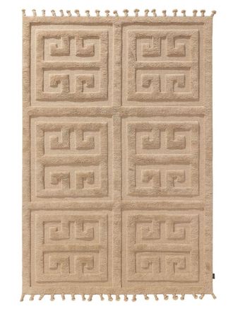 benuta Alfombra de lana beige 160x230