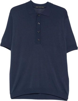 low brand Polo - male - Low Brand - Round-neck Knitwear - Blue - 2XL - Knitwear