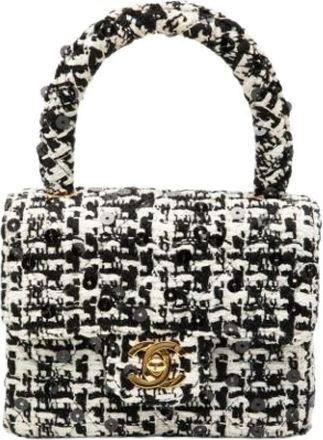 Chanel Pre-owned Vintage Mini Tas - Dames - Vintage Mini Tas - Veelkleurig - ONE Size - Tweed - Vintage