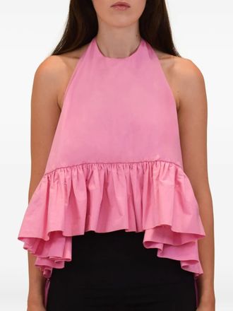 Azeeza Winston zijden top - Roze