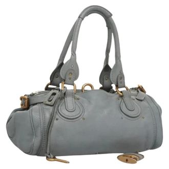 Chlo&eacute; Pre-owned Handbags, female, Blue, Size: ONE SIZE Pre-owned Shoulder Bag