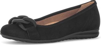 Gabor Womens Classic Ballet Flats, Womens Flats, Black 47, 4-4.5 UK