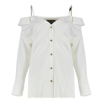 Versace Jeans Couture Mujer, Blusas y Camisas, Blanco, Talla: 2XS