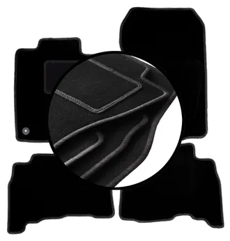 OEM Juego Completo De Alfombrillas De Velour Para: Toyota Land Cruiser J150 Todoterreno (2009-)