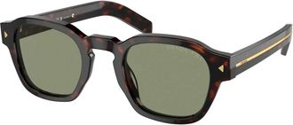 Prada Pra16S 17N20G Zonnebrillen - Heren - Accessoires - Bruin - Maat: 49 MM