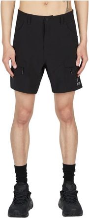 Ostrya Flex Casual Wandelschort - Heren - Korte Broeken - Zwart - W34 - Polyester - Korte Broeken