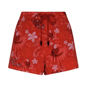 Vilebrequin Costume da bagno elasticizzato Papel de Embrulho - - Shorts - Donna - Rosso - L